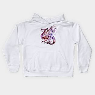 CHINESE DRAGON WITH SPIRALS Kids Hoodie